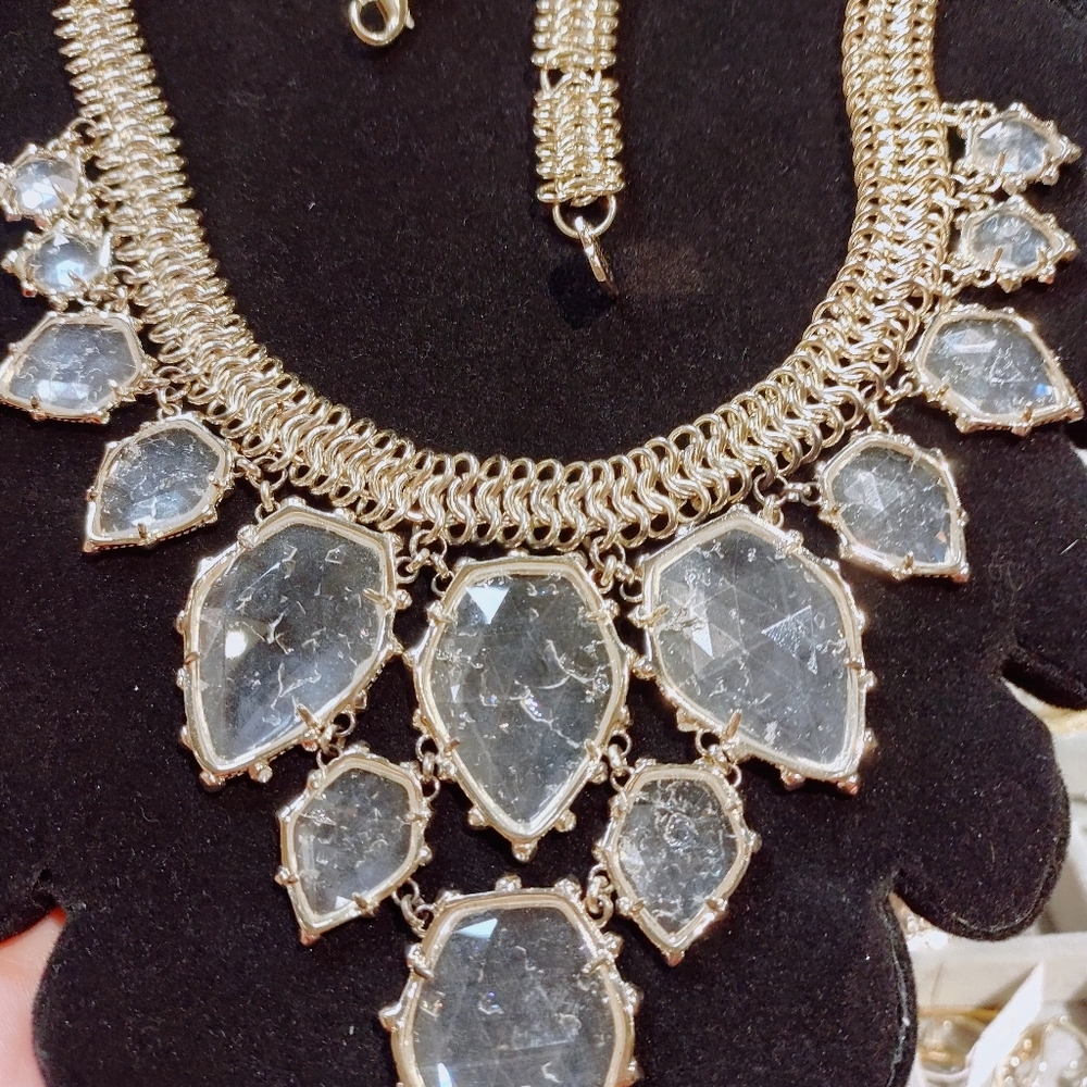 Kendra Scott Gretchen necklace and Corley Earrings